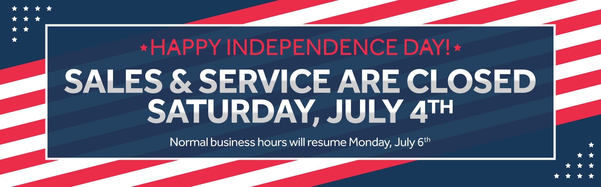 Closed July 4